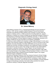 2014 James Mahony - Pan-American Society for Clinical Virology
