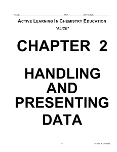 Active Learning in Chemical Education:Chaper 2