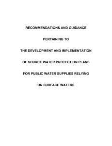 Surface Water Systems and Source Water Protection