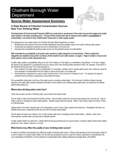 Jun-13-2011 Source Water Assesment Summary
