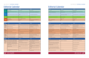 Editorial Calendar