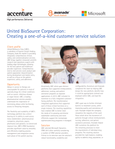 United BioSource Corporation: Creating a one-of-a