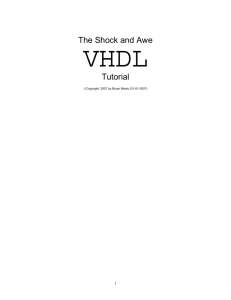 The Shock and Awe VHDL Tutorial