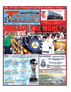 Where's The Money? - United Filipino Seafarers United Filipino