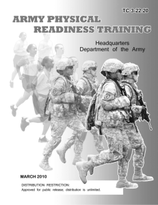 Army Physical Training Manual