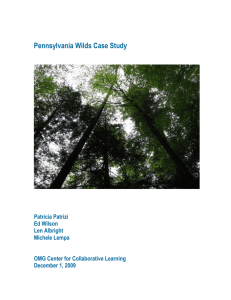Pennsylvania Wilds Case Study - Pennsylvania Department of