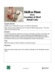 Skill-a-thon: Beef Retail Cuts Identification - Missouri 4-H