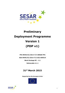 viewed/downloaded here - SESAR Deployment Manager