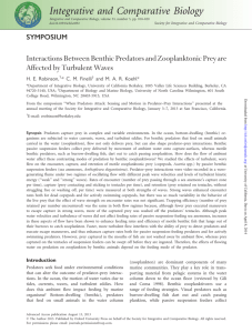 Interactions - Integrative Biology - University of California, Berkeley