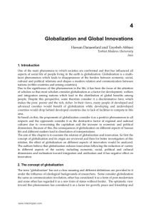 Globalization and Global Innovations