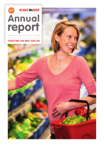 Delhaize Group Annual Report 2012