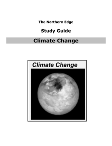 The Northern Edge Study Guide: Climate Change