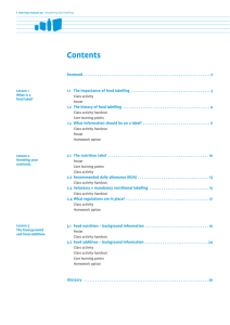 Contents - Safefood