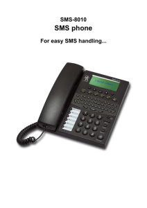 SMS-8010 - Jablotron alarms a.s.