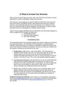 27 Ways to Increase Your Revenues