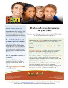 Thinking about online learning for your child?