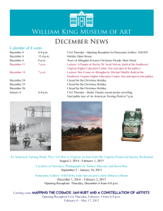 December News William King Museum of Art
