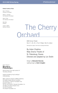 The Cherry Orchard - Brooklyn Academy of Music