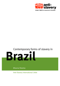 Contemporary forms of slavery in - Anti