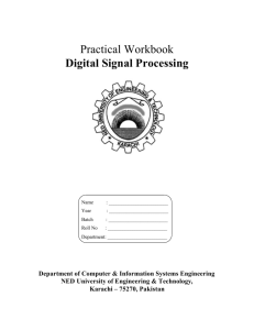 Practical Workbook Digital Signal Processing