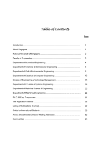 Table of Contents - Engineering Graduate Studies Office