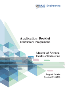 Application Booklet - Engineering Graduate Studies Office