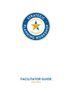 Strategic Planning Workshop Facilitator Guide