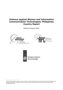 Violence against women and ICT