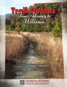 TRAIL QUOTES--from ADVOCACY to Wilderness