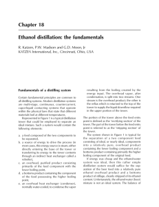 Chapter 18 Ethanol distillation: the fundamentals