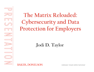 The Matrix Reloaded: Cybersecurity and Data Protection for