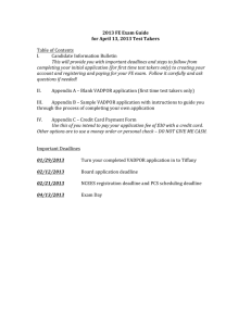 2013 FE Exam Guide Table of Contents