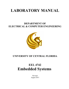 EEL 4742 Lab Manual - ECE - University of Central Florida