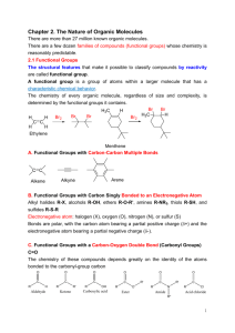 Chapter 2. The Nature of Organic Molecules