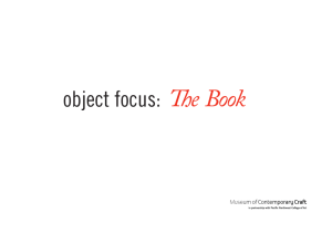 Object Focus: The Book Guidebook