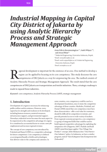 Industrial Mapping in Capital City District of Jakarta by using Analytic
