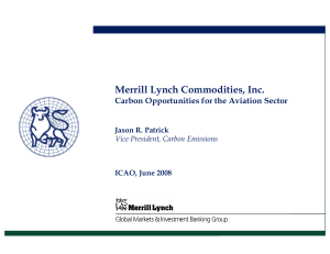 Merrill Lynch Commodities, Inc. Carbon Opportunities for the