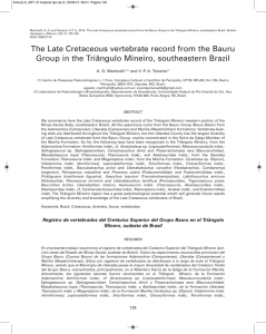 The Late Cretaceous vertebrate record from the Bauru Group in the