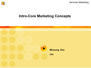 Intro-Core Marketing Concepts