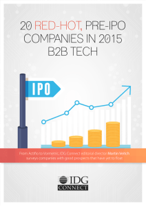 20 red-hot, pre-ipo companies in 2015 b2b tech
