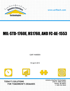 яюю я MILSTD - 1 7 6 0 E , HS 1 7 6 0 , & FC