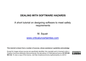 Dealing with software hazards