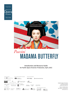 Pacific Opera Victoria - Madama Butterfly Study Guide