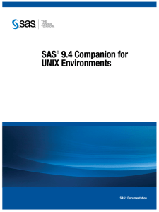 SAS 9.4 Companion for UNIX Environments