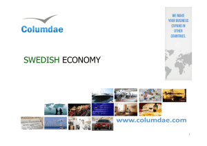 Click here for Swedish Economy PDF presentation