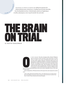 The Brain on Trial