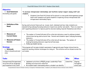 Pond Hill School 2014-2015: Student (final draft)