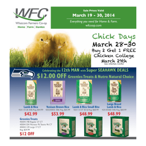 Chick Days - Whatcom Farmers Co-op