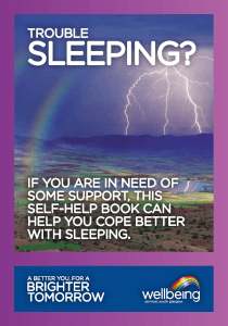 sleeping? - Wellbeing Glasgow