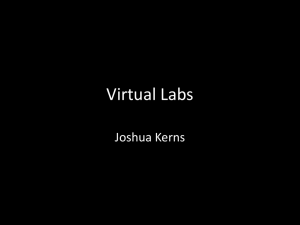 Virtual Labs by Dr. Joshua Kerns